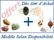 1 Pierre Brute + 1 Bague + Un Pendule Offert Dès 59 Euros d'achat Valable du 21 au 31 Juillet 2025 (22h00) Modèles Selon Disponibilité
