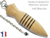 Pendule Amon Création en Bois de Charme Pièce Unique N°AMCHAR-18