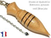 Pendule Amon Création en Bois de Frêne Pièce Unique N°AMOFR-9