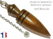 Pendule Amon Plombé Création en Bois de Palo Santo Pièce Unique N°AMPALOPL-10