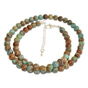 Collier en Pierre Boule de Chrysocolle 6 mm