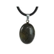 Labradorite Pendentif Cabochon Ovale 18X13 mm