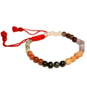 Bracelet 7 Chakras Japa Mala en Pierre Boule de 5 à 6 mm