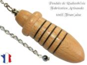 Pendule Celte Création en Bois de Hêtre Pièce unique N°CELHT-16