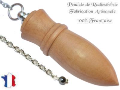 Pendule Amon Création en Bois de Cerisier Pièce Unique N°AMCER-13