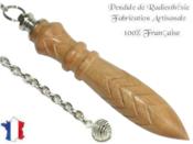 Pendule de Thot Plombé en Bois de Hêtre Pièce Unique N°THOHETPL-44