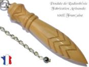 Pendule Egyptien Thot en Bois de Buis Gravé Modèle Unique N°THOBU-29