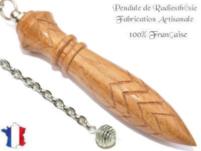 Pendule Egyptien Thot Plombé en Bois de Chêne Pièce Unique N°THOCHENPL-2