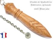 Pendule Egyptien Thot Plombé en Bois de Chêne Pièce Unique N°THOCHENPL-2