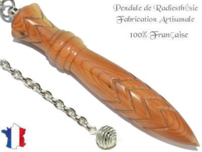 Pendule de Thot Plombé en Bois d'If Pièce Unique N°THOIFPL-20