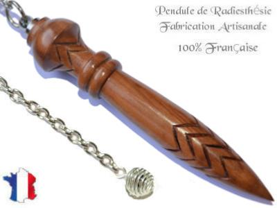 Pendule de Thot Plombé en Bois de Jujubier Pièce Unique N°THOTJUPL-31