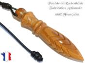 Pendule Egyptien Thot Plombé en Bois d'Olivier Gravé Modèle Unique N°THOOLPLC-189