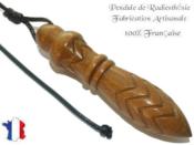 Pendule Egyptien Thot Plombé en Bois de Palo Santo Gravé Pièce Unique N°THOPALPLPT-54