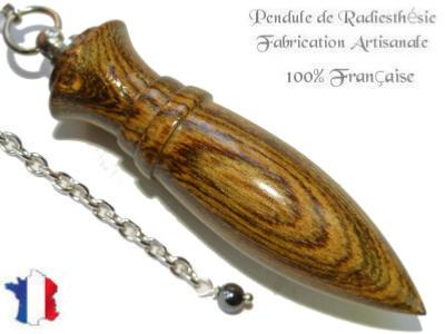 Pendule Amon Création en Bois de Bocote Pièce Unique N°AMBOC-23