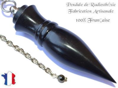 Pendule Amon Création en Bois d'Ebène Pièce Unique N°AMEB-14