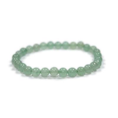 Bracelet en Pierres Boules d'Aventurine Verte (6 mm)