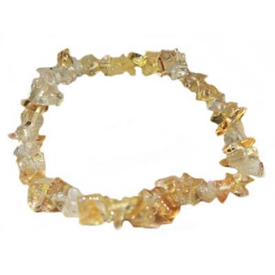 Citrine Bracelet en Pierre Baroque