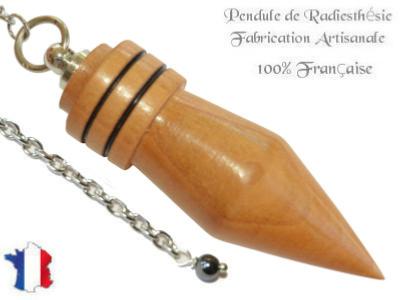 Pendule Kito Création en Bois de Cerisier Pièce Unique N°KITCER-1