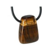Oeil de Tigre Pendentif Pierre Roulée