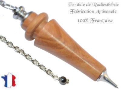 Pendule Triak en Bois d'Olivier Pièce Unique N°TRIOL-15