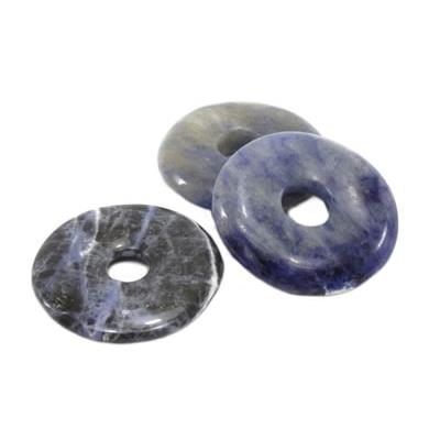 Pendentifs Pi Chinois en Sodalite 3 cm