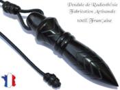 Pendule de Thot Plombé en Bois d'Ebène du Gabon Pièce Unique N°THOEBPLPTT- 231