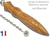 Pendule Egyptien Thot Plombé en Bois d'Olivier Gravé Modèle Unique N°THOOLPL-175