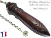 Pendule de Thot Plombé en Bois de Violette Pièce Unique N°THOVIOPL-47