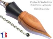 Pendule Amon Création en Bois débène et Bois d'Olivier Pièce Unique N°AM2B-11