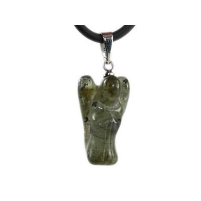 Labradorite Pendentif Ange en Pierre (2 cm)