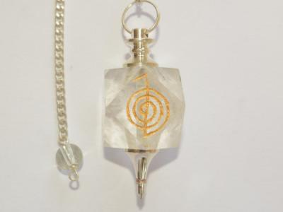 Pendule Reiki en Cristal de Roche