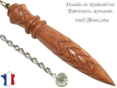 Pendule de Thot Plombé en Bois de Rose Pièce Unique N°THOROSPLPT- 29