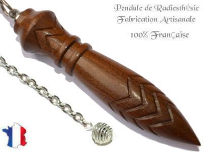 Pendule de Thot Plombé en Bois d'Ebène Verte Pièce Unique N°THOEBVPLPT- 9