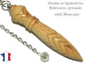 Pendule Egyptien Thot Plombé en Bois de Genévrier Pièce Unique N°THOGENPL-3