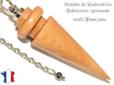 Pendule Triak en Bois de Cade Pièce Unique N°TRCAD-2