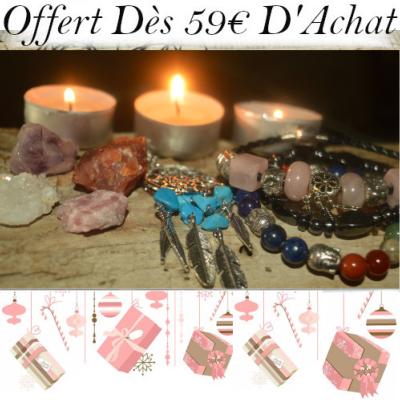 Une Pierre + 1 Paire de Boucles + 1 Bracelet Offert Dès 59 Euros d'achat Valable du 15 au 22 Mars 2026 (22h00) Modèles Selon Disponibilité