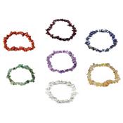 Lot de 7 Bracelets en Pierre Baroque Sept Chakras