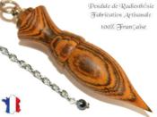 Pendule Amon Création en Bois de Bocote Pièce Unique N°AMBOC-21