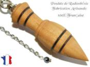 Pendule Amon Création en Bois de Frêne Pièce Unique N°AMOFR-8