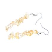 Boucles d'Oreilles en Citrine Style Baroque