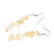 Boucles d'Oreilles en Citrine Style Baroque