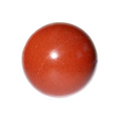 Jaspe Rouge Boule en Pierre 4 cm