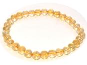 Bracelet en Pierres Boules de Citrine 6mm