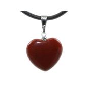 Pendentif Coeur en Jaspe Rouge 1,8 cm