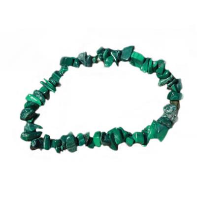 Malachite Bracelet en Pierre Baroque