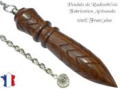 Pendule de Thot Plombé en Bois d'Ebène Verte Pièce Unique N°THOEBVPLPT- 15