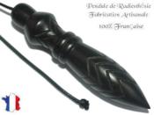 Pendule de Thot Plomb en Bois d'Ebne du Gabon Pice Unique NTHOEBPLPTC- 207