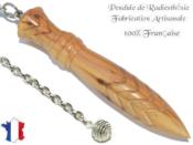 Pendule de Thot Plombé en Bois d'If Pièce Unique N°THOIFPL-20