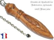 Pendule Egyptien Thot en Bois d'Olivier Grav Pice Unique NTHOOLPT-207