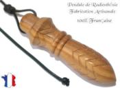 Pendule Egyptien Thot Plomb en Bois d'Olivier Grav Modle Unique NTHOOLPLC-172